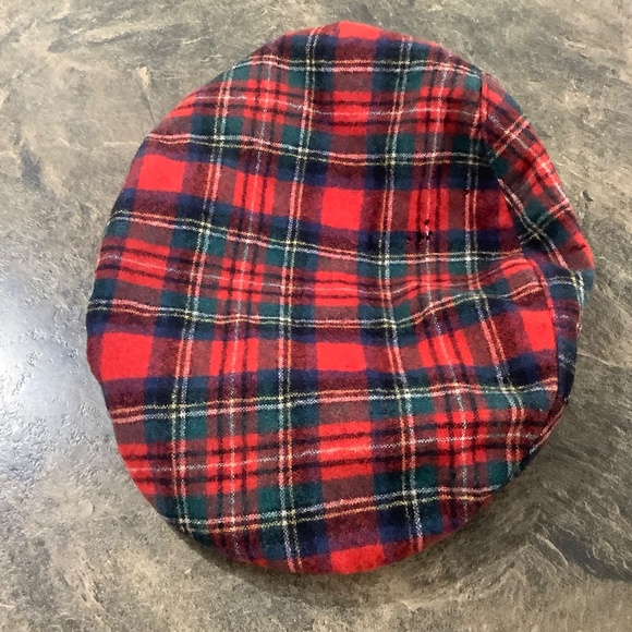 Vintage Pendleton Wool Plaid Red Cap fit women’s L-XL - Picture 11 of 15